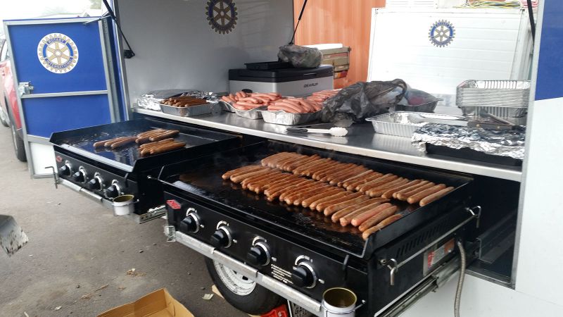 BBQ at ther show